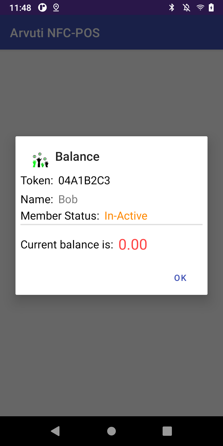 In-Active member balance