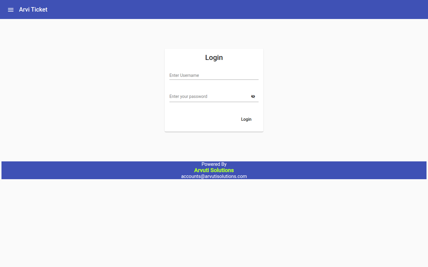 Web console login